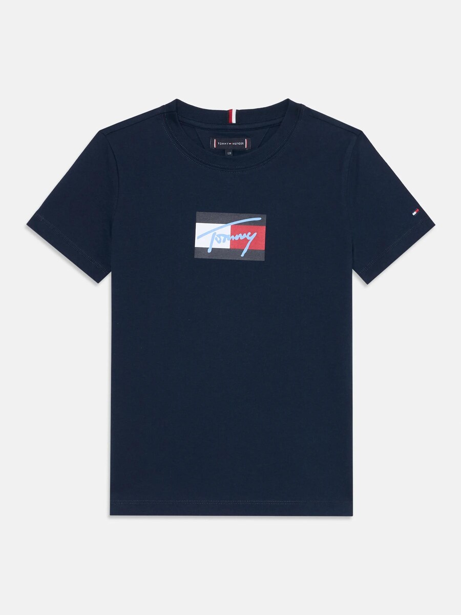 

Рубашка TOMMY HILFIGER Script Flag Tee Baby, темно-синий