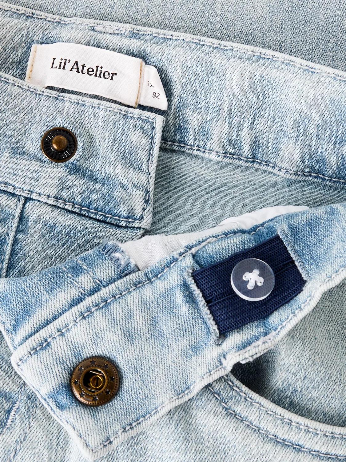 Джинсы свободного кроя Lil'Atelier, Light Blue — фото 3