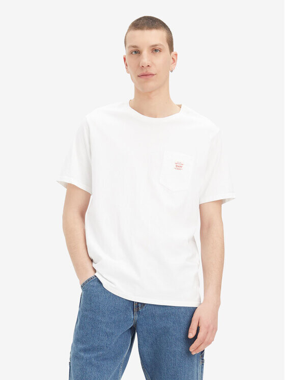 

Футболка свободного кроя Levi's, белый