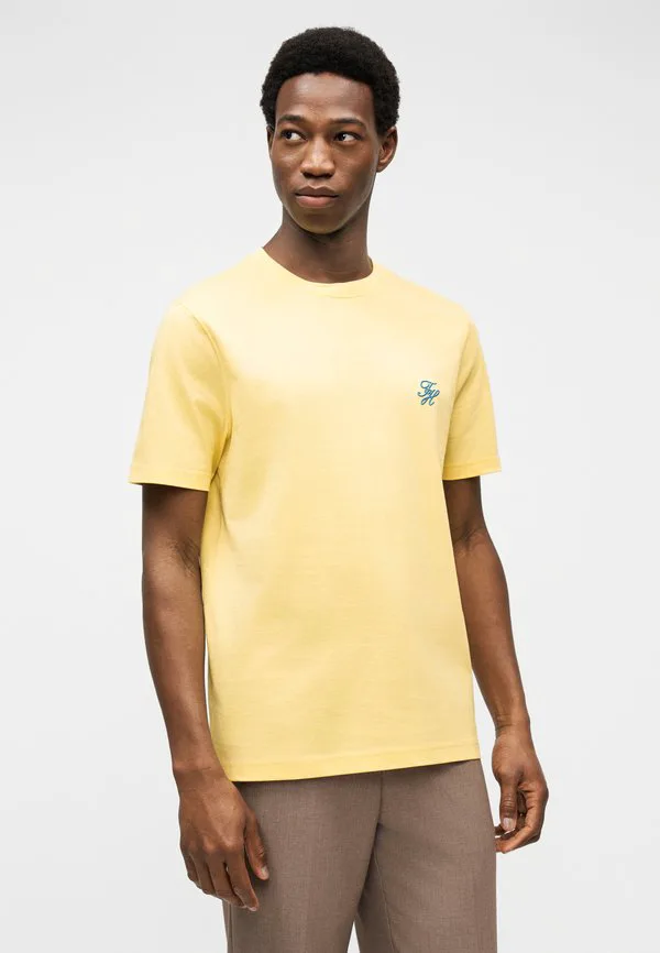 Футболка с монограммой script, базовая футболка для купальников. Tommy Hilfiger, Citronella — фото 4