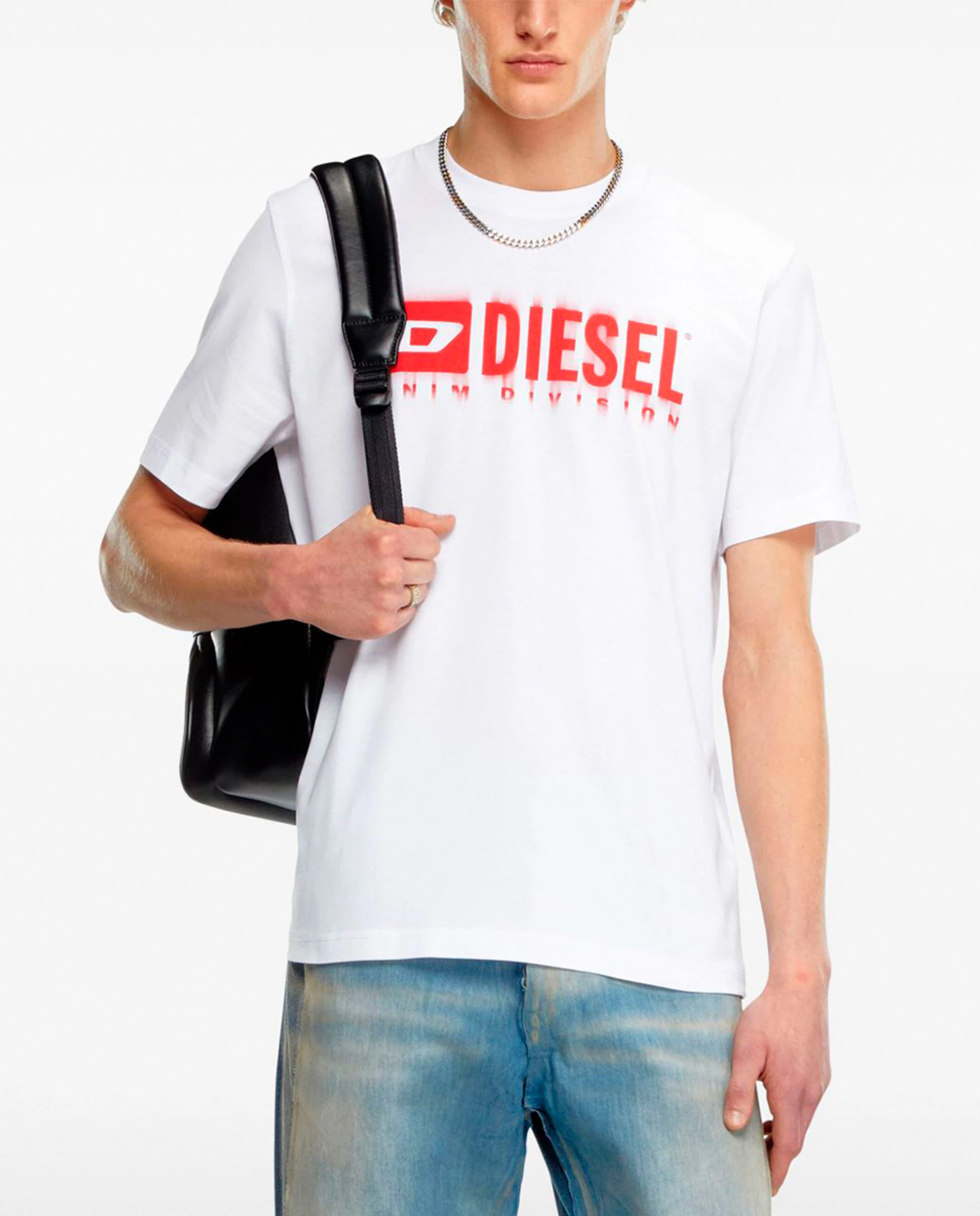 

Мужская футболка с коротким рукавом Diesel, белый