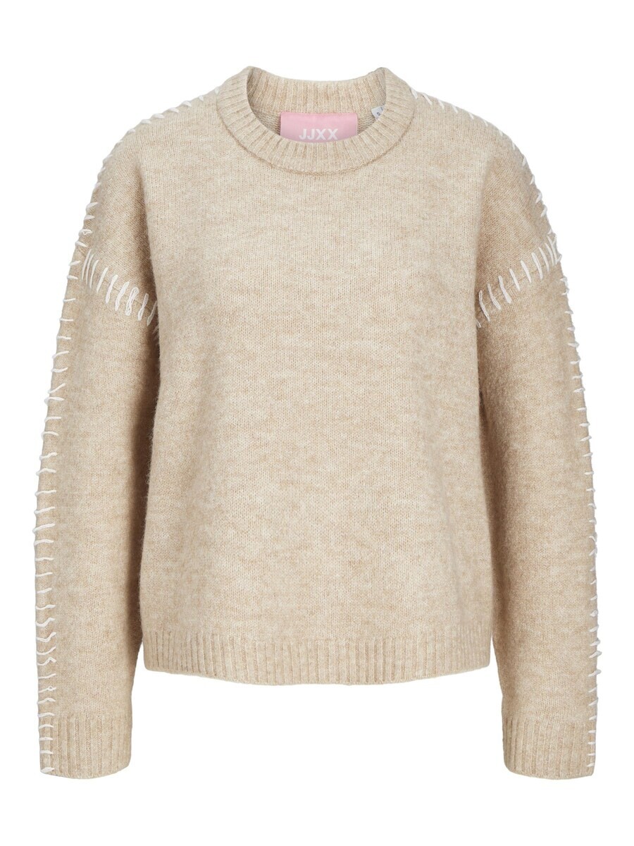 

Тонкий вязаный свитер JJXX Sweater ITZEL, бежевый