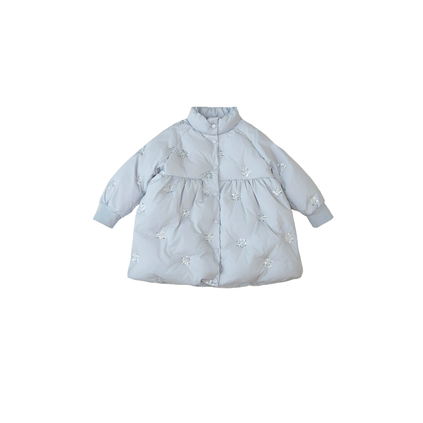 

Детские пуховые куртки с воротником-стойкой, утепленные, с микроэластичным ворсом Disney, синий