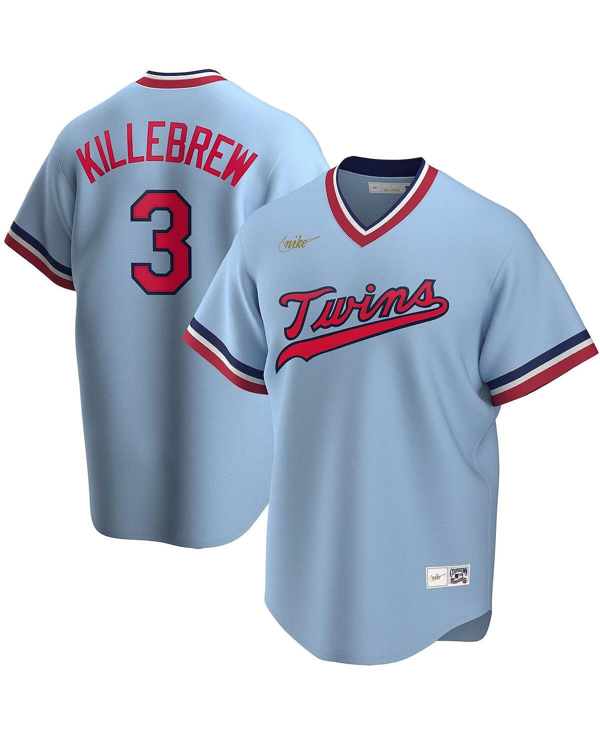 

Мужское голубое джерси Harmon Killebrew Minnesota Twins Road Cooperstown Collection Player Nike