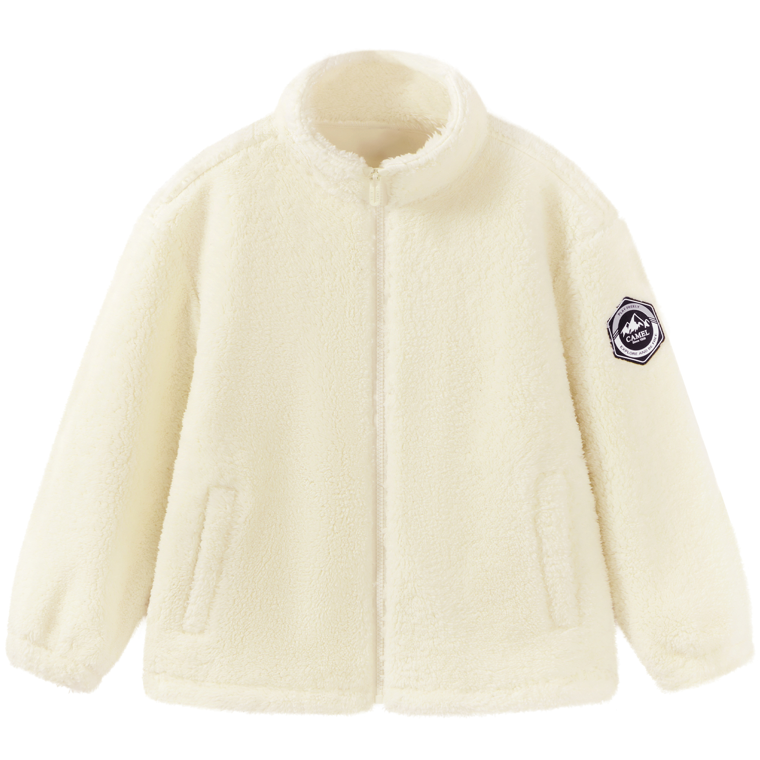 

Детская флисовая куртка Kids' CAMEL, светло-оранжевый белый