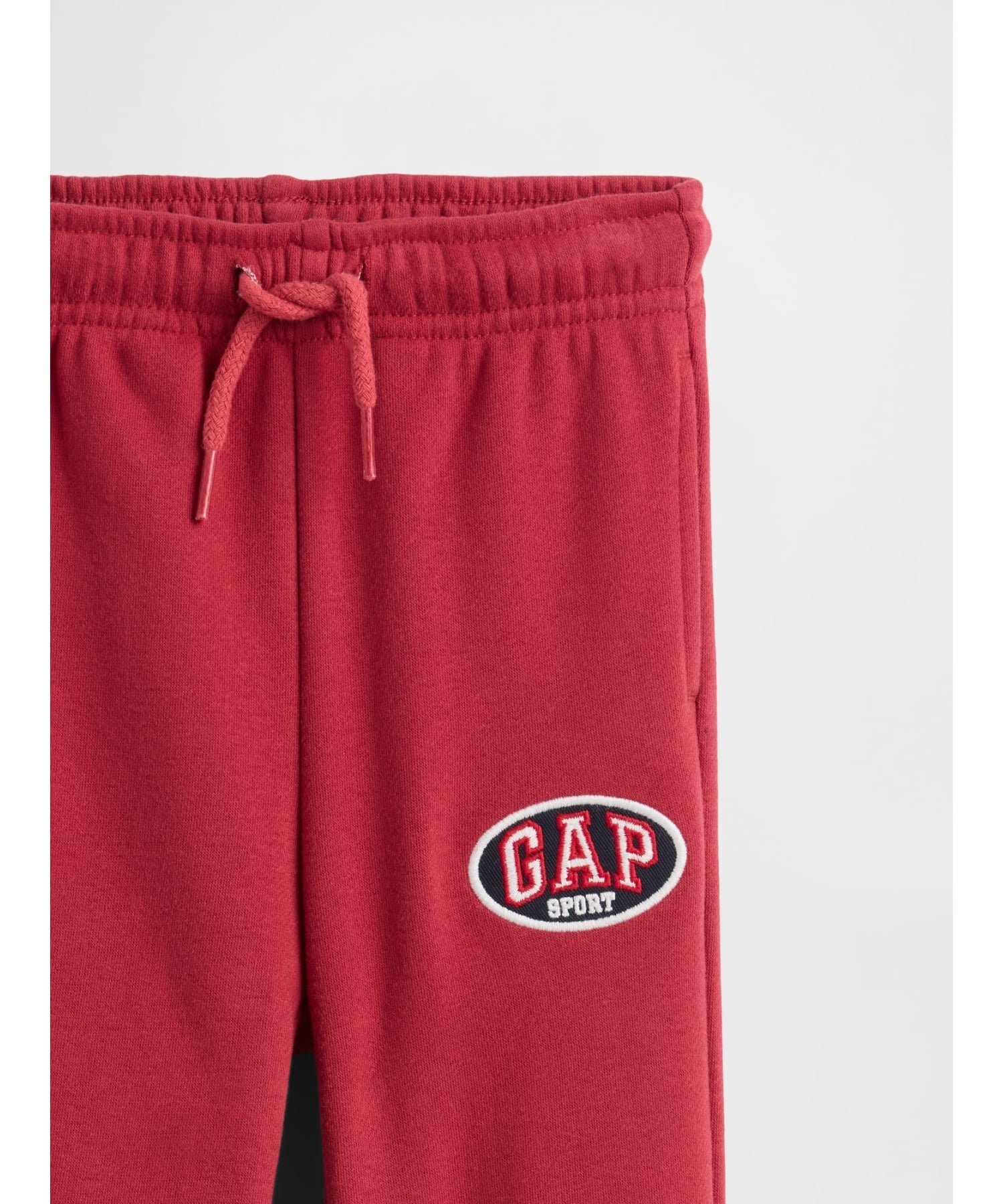 (K) Винтажные мягкие спортивные штаны GAP SPORT с логотипом из французского махрового трикотажа (для малышей/младенцев), BARN_RED — фото 3