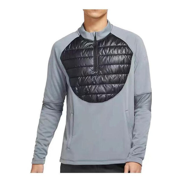 

Куртка Nike Splicing Stand Collar Long Sleeves Jacket Men's Grey, серый