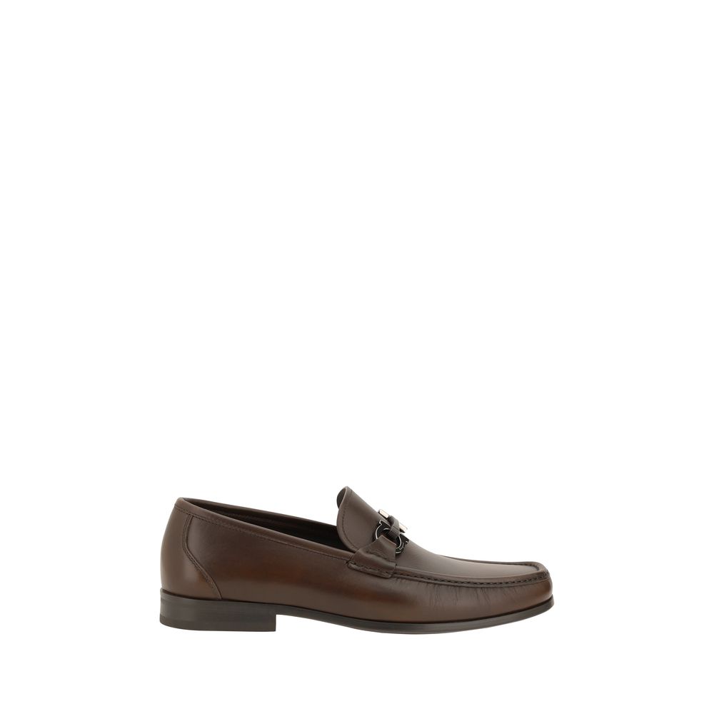 

Мужские лоферы Ferragamo Ornamento Gancini Salvatore Ferragamo, коричневый