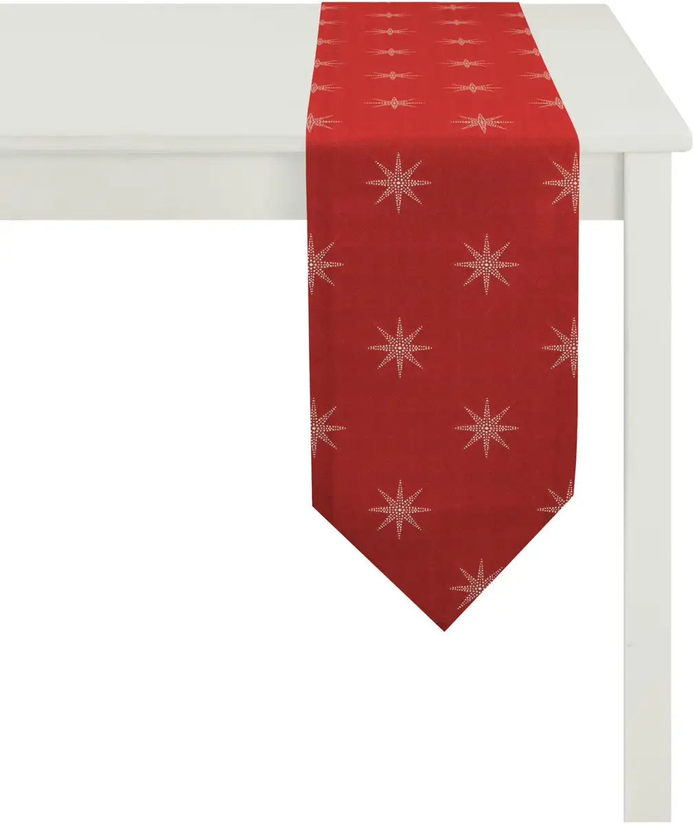 

APELT дорожка для стола "2607 Christmas Elegance, жаккард, Новогоднее украшение, Рождество", (1 шт.) 24х175 см, красный