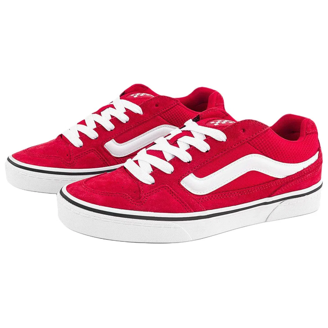 Кеды Vans Caldrone Low top красные — фото 3