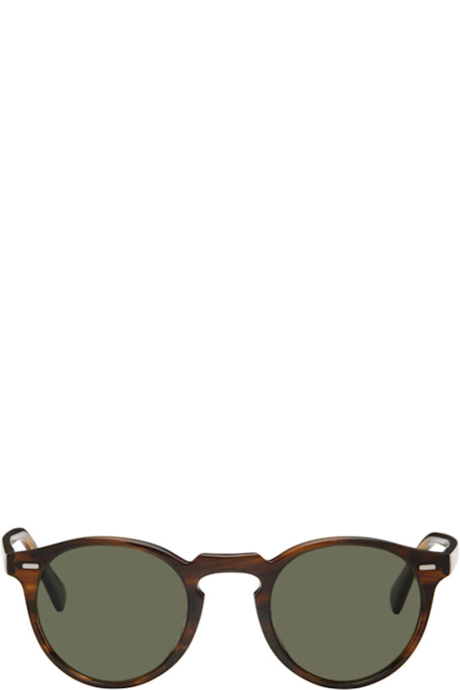 

Коричневые солнцезащитные очки Gregory Peck Oliver Peoples