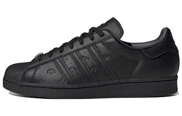 

Кроссовки Superstar Adidas Originals 'Allover Debossed Trefoils - Black'