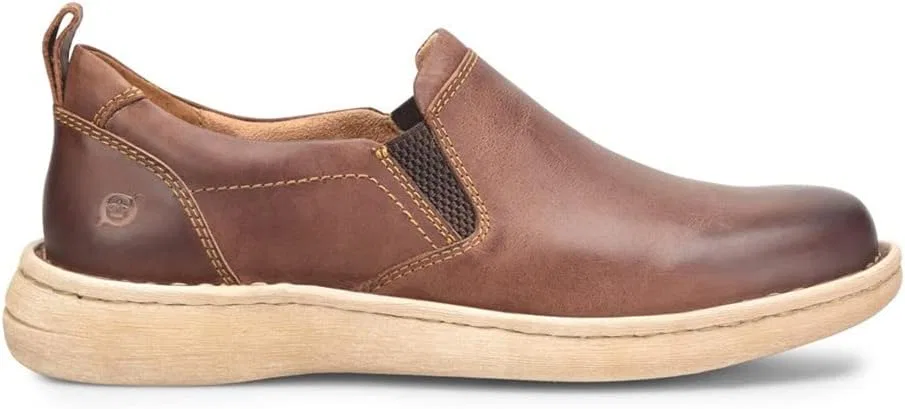 Мужские слипоны BORN Dalton, 2-Brown Full Grain