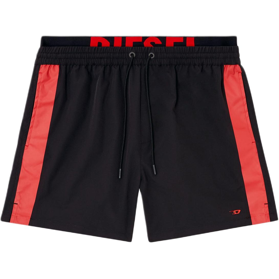 

Visper 41 D Pop шорты для плавания средней длины DIESEL, черный