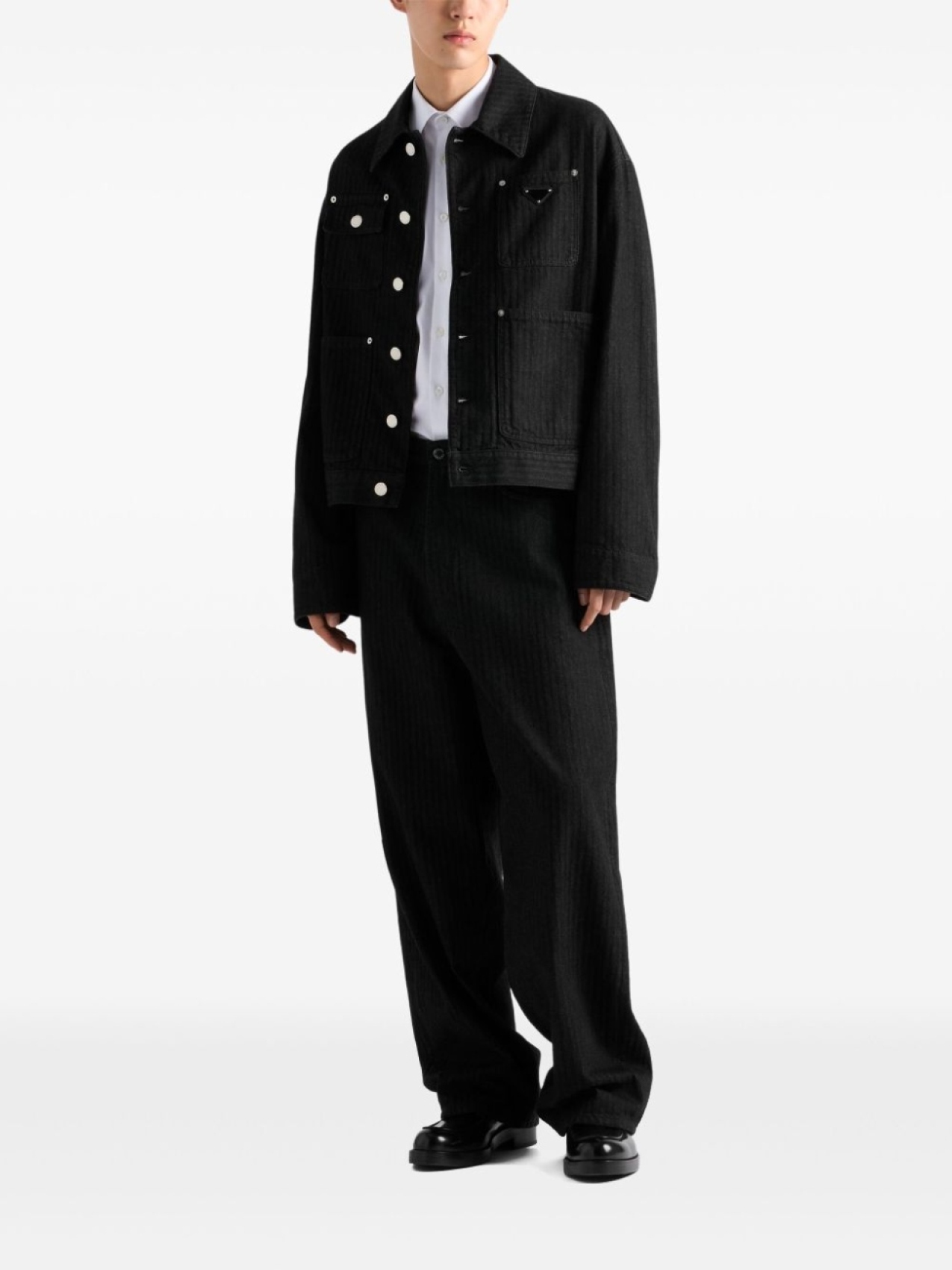 

Prada джинсовая куртка, черный