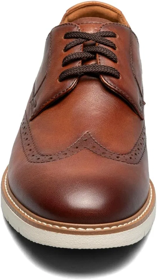 Мужские оксфорды Florsheim Vibe Wingtip, Cognac 2 — фото 3