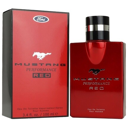 Ford Mustang Red Performance Eau De Toilette For Men 100ml — фото 2