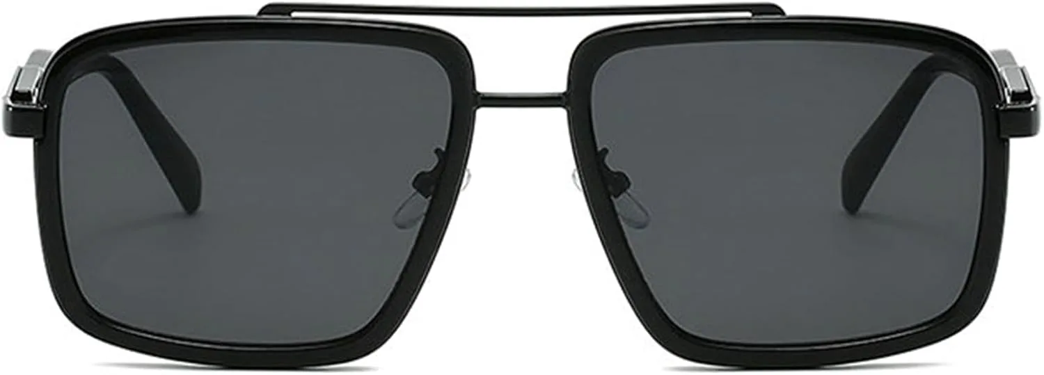 

Солнцезащитные очки Willochra в стиле ретро с металлической оправой, модель «пилот», для женщин и мужчин, классические, в стиле 70-х, с большой квадратной оправой, C2