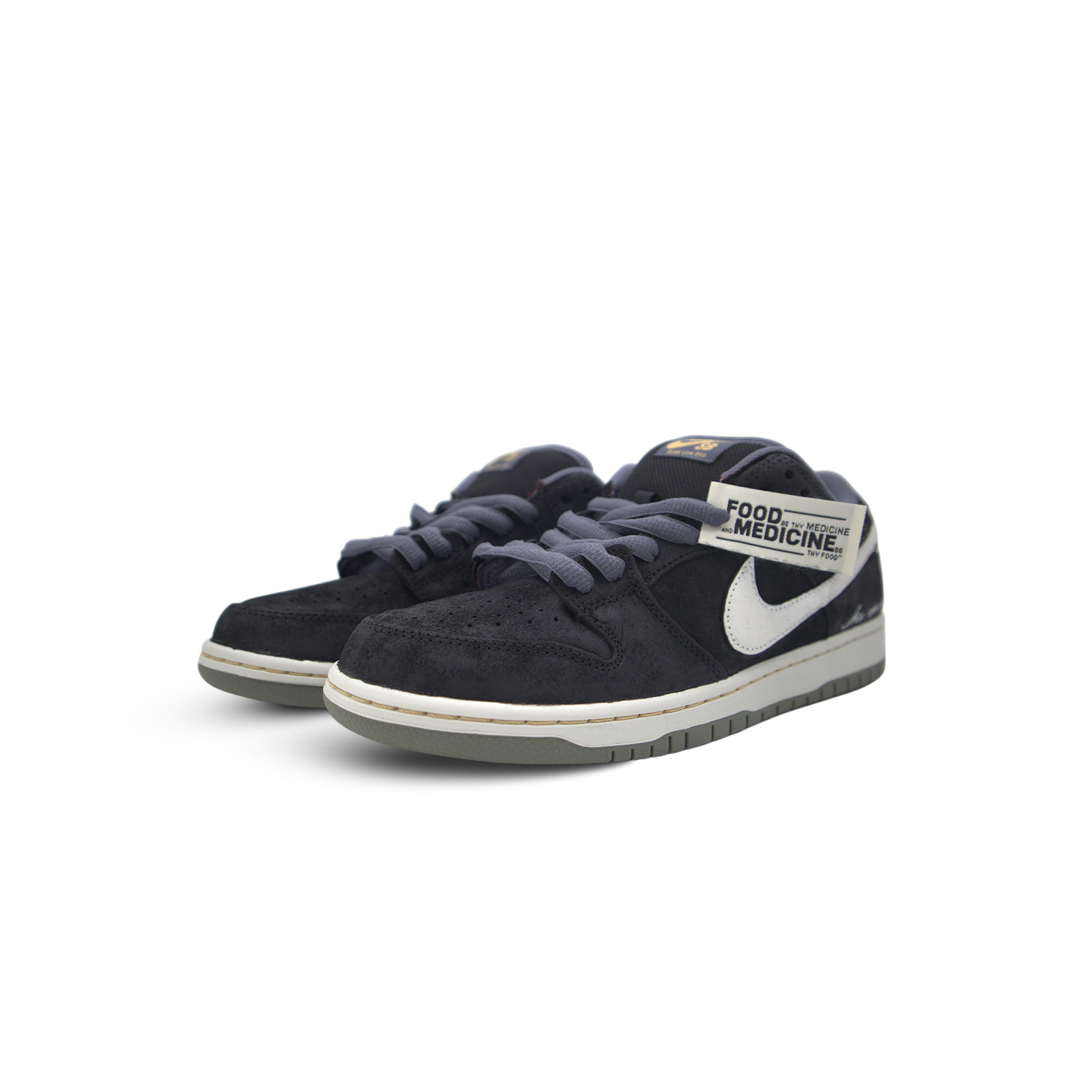 Dunk SB Blade устойчивые к истиранию низкие скейтборд кроссовки unisex Nike, черный — фото 4