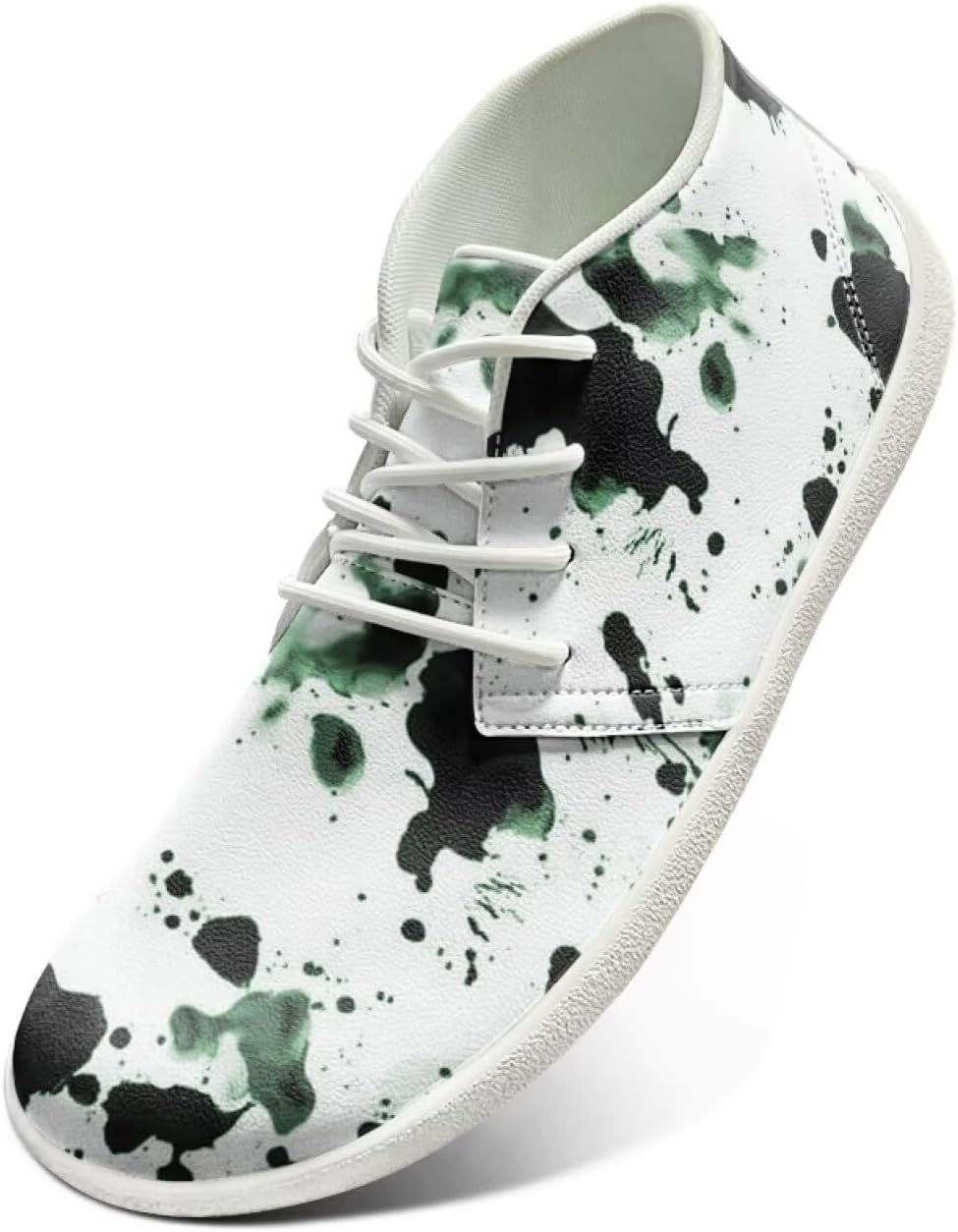 

Мужские кроссовки с широким носком, легкие, для ходьбы и походов, с нулевым перепадом высоты подошвы, нескользящие, повседневные, низкие, размеры US 5-14 Qoiuvncy, зеленый