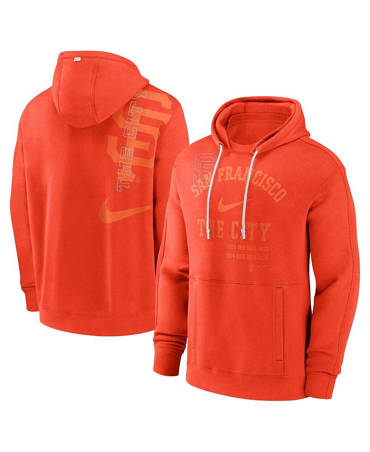 

Мужской оранжевый пуловер с капюшоном San Francisco Giants Statement Ball Game Nike