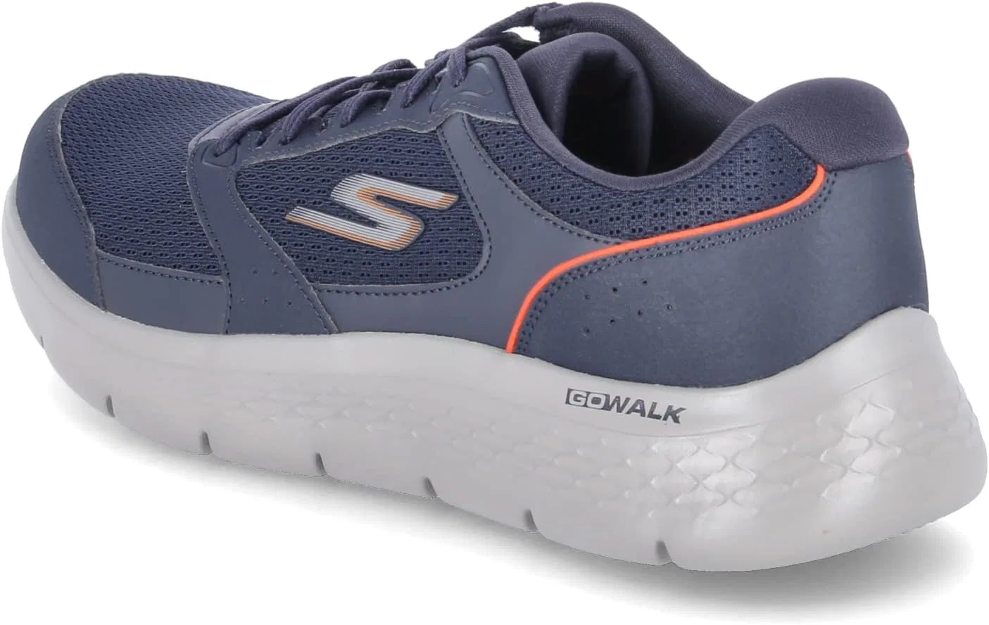 Мужские кроссовки Skechers Go Walk Flex, Navy Orange — фото 3