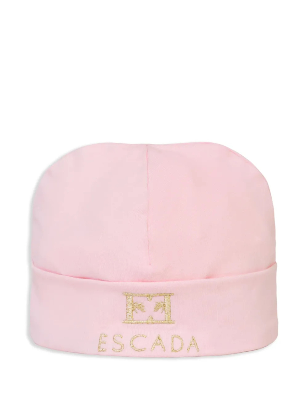 

Шапка-бини Escada Kids с вышитым логотипом (комплект из двух штук), розовый