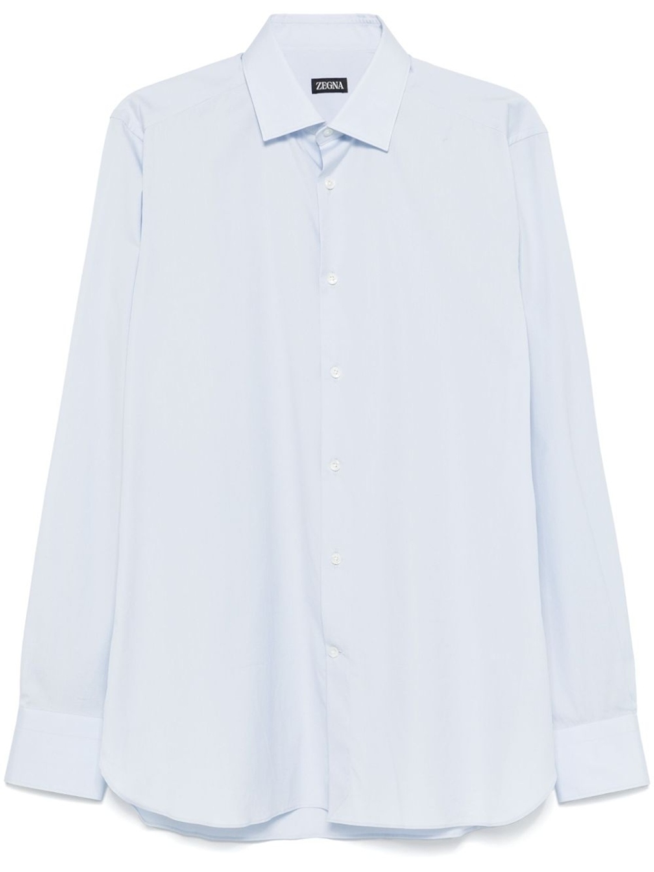

Zegna поплиновая рубашка, синий