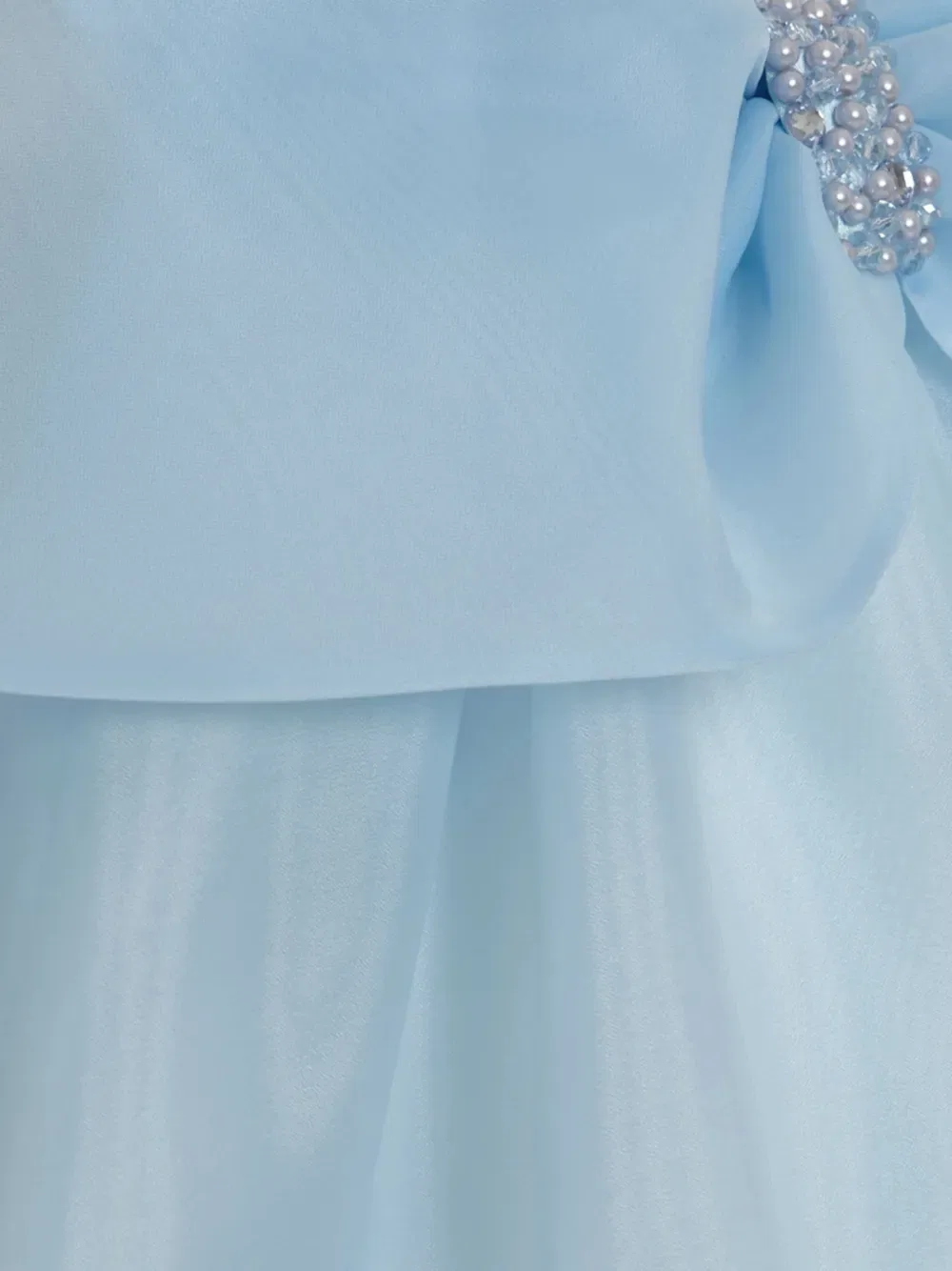 Комплект платья, расшитого бисером Dress & Fleur, синий — фото 4