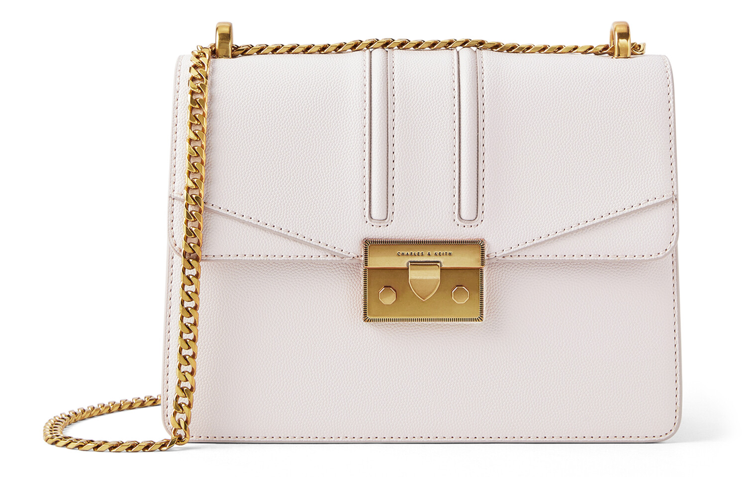 

Charles&Keith Женская сумка через плечо CHARLES & KEITH, Розовый Розовый