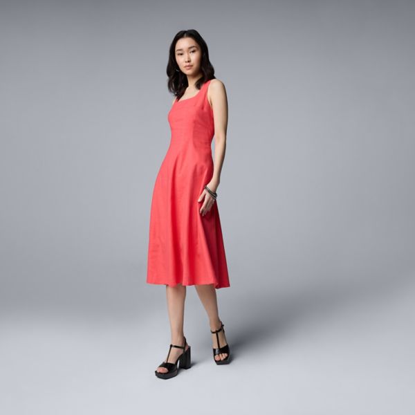 

Женское платье миди со швом Simply Vera Vera Wang, цвет kauaioral