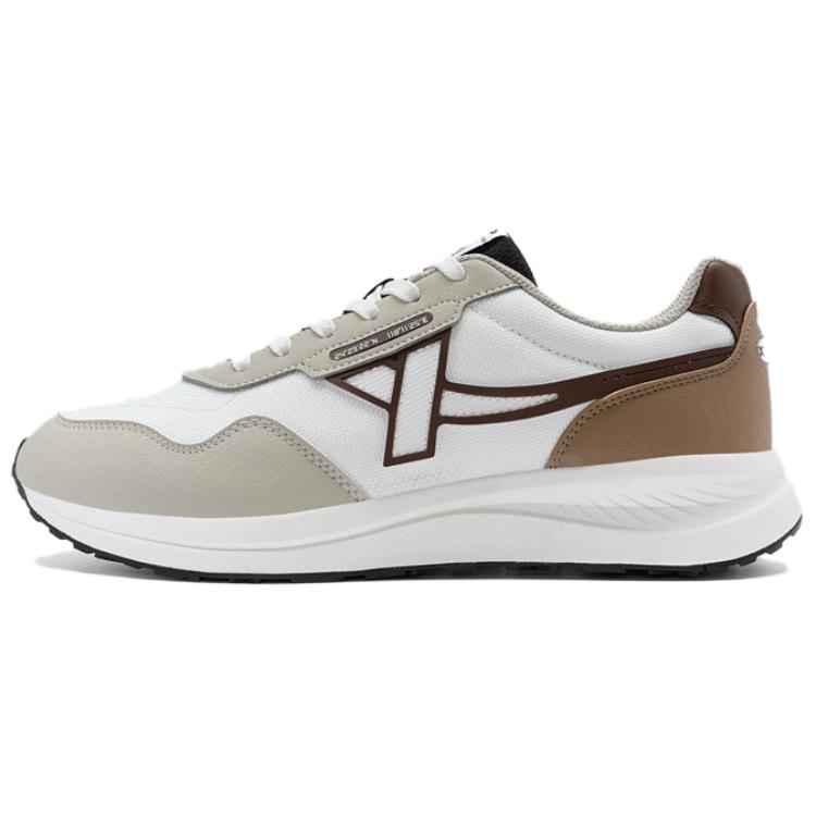 

Кроссовки XTEP Lifestyle Shoes Men Low-top Sail White/Light Brownish Grey/Malt Brown, белый