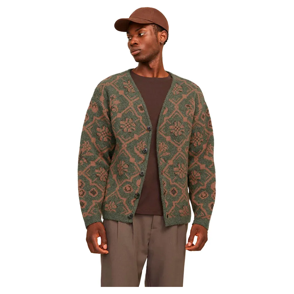 

Кардиган Jack & Jones Lumagne Styd, коричневый