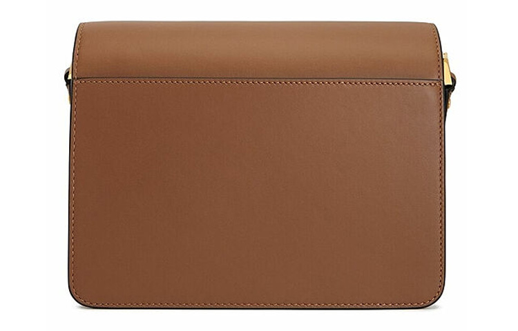 MARNI Коричневая женская сумка через плечо из телячьей кожи Crossbody Bag — фото 3