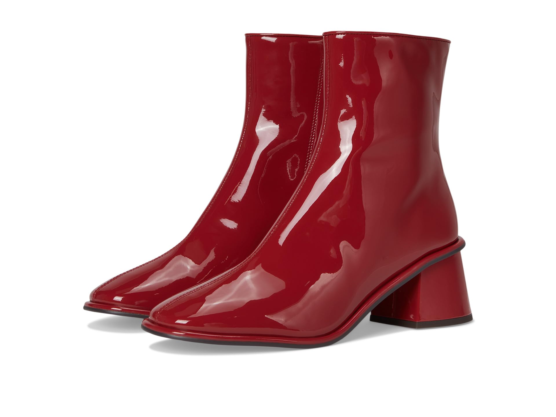 Ботинки COACH Gigi Patent Leather Bootie, Ruby