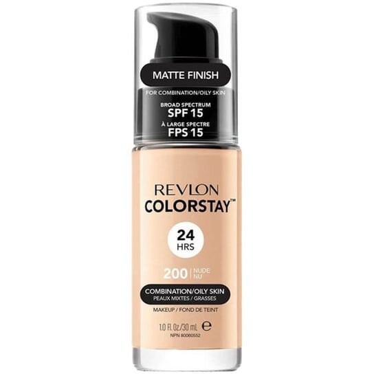 

Тональный крем с помпой 200 Nude, 30 мл Revlon, ColorStay