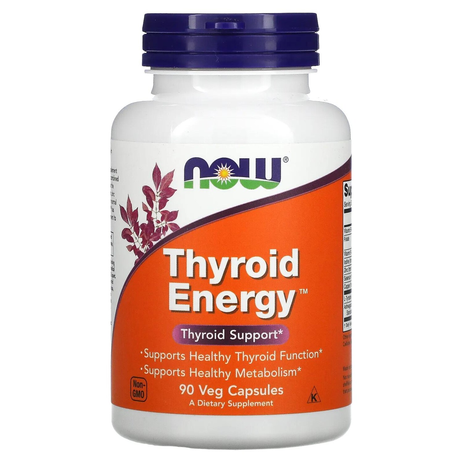 

Now Foods Thyroid Energy 90 растительных капсул