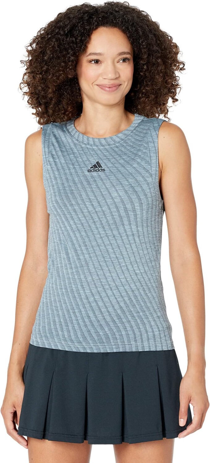

Топ Adidas Tennis Match Tank Top, цвет Almost Blue/Grey Five