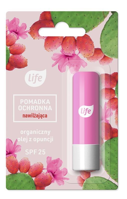 

Life Organiczny Olej z Opuncji Figowej защитная помада для губ, 4.9 g