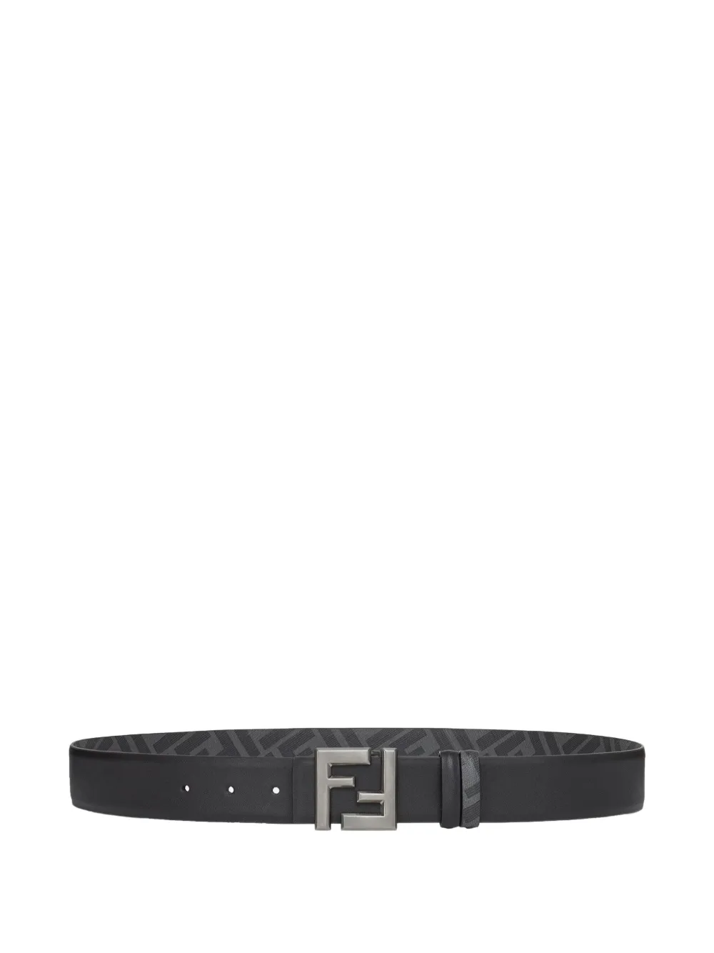 

Двусторонний ремень с мотивом FF FENDI, черный