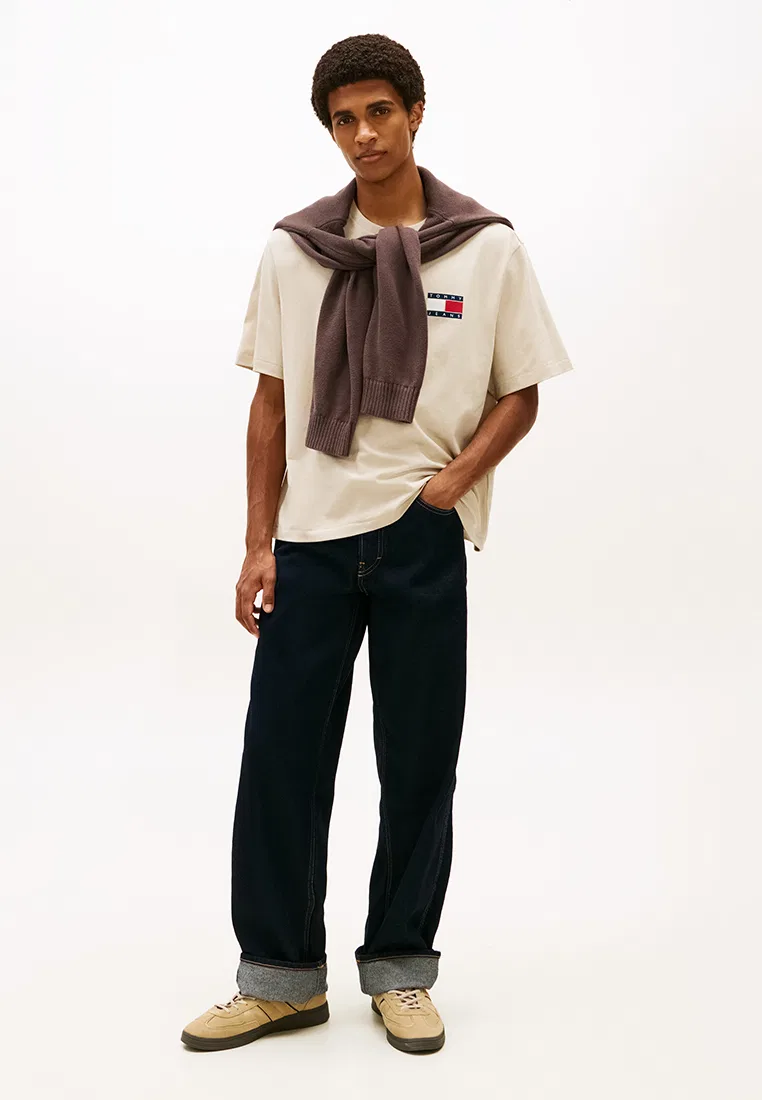 Футболка с принтом, Tommy Jeans, белый Tommy Hilfiger — фото 4