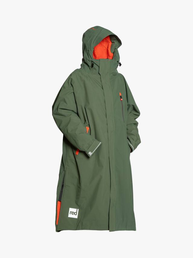 

Унисекс EVO Pro водонепроницаемый плед-пончо для переодевания Red, Forest Green