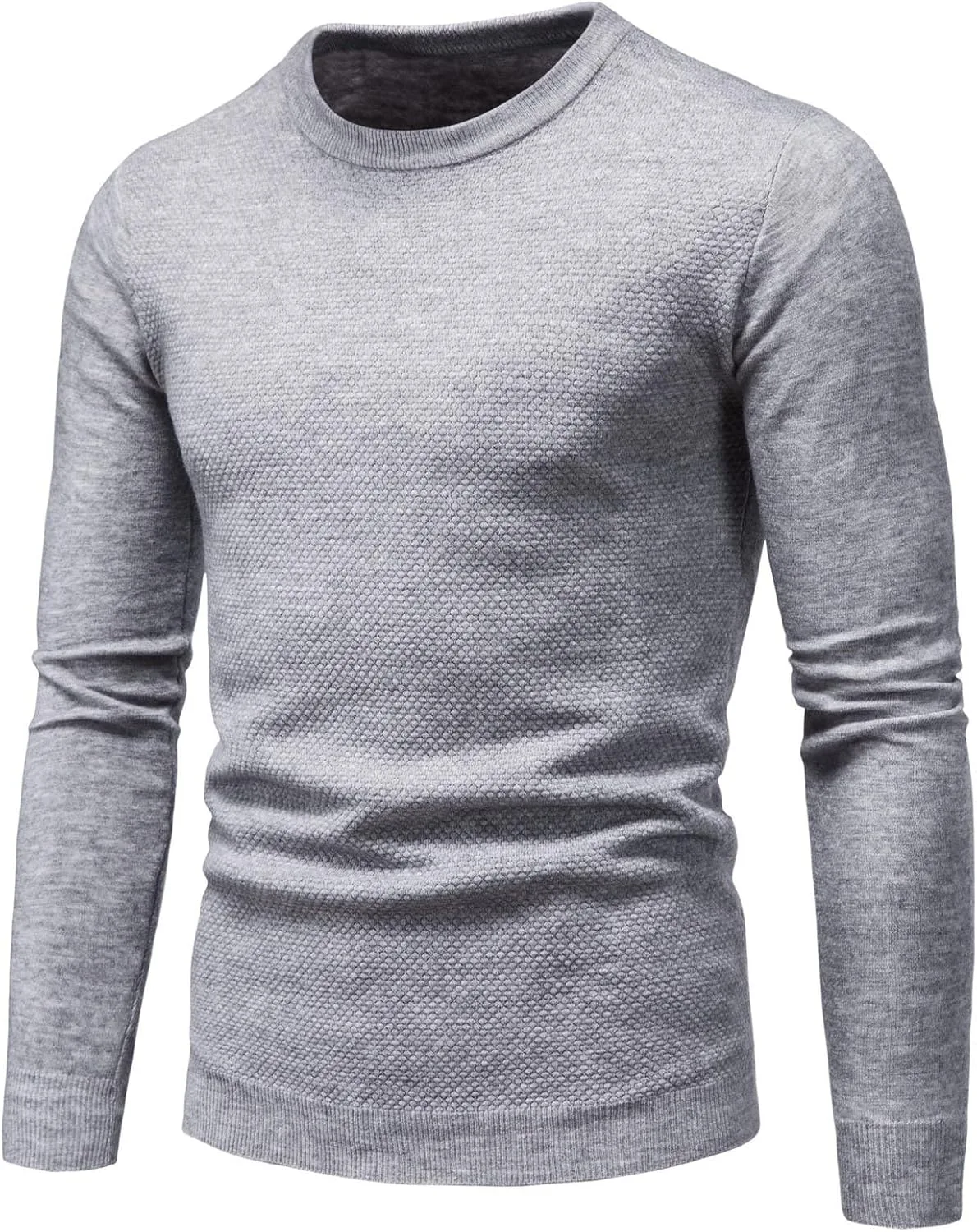 

Свитер с удлиненными плечами для мужчин, кабельная вязка, приталенный