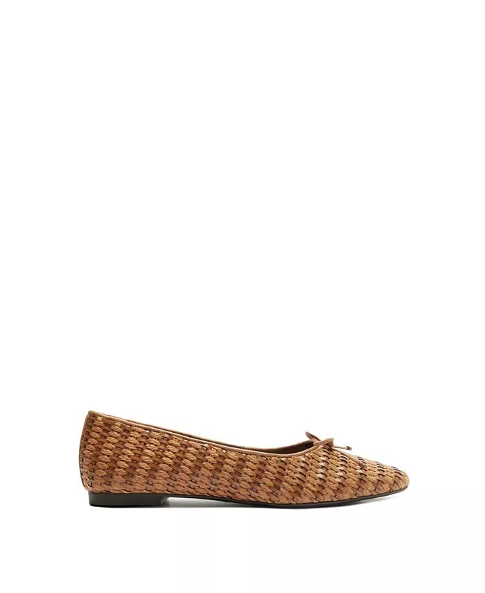 Женские соломенные туфли-лодочки Arissa Slip On Schutz, коричневый — фото 2