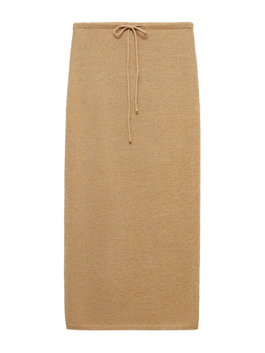 

Юбка макси MANGO Skirt JADORE, золотой