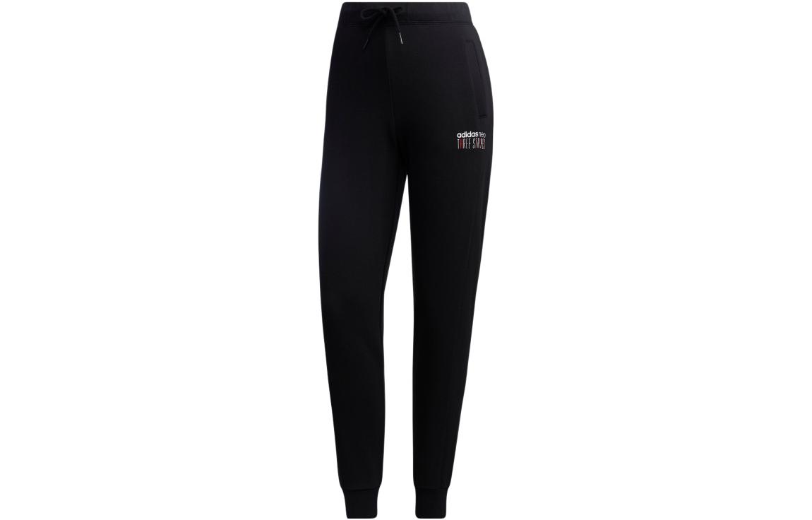 

Adidas Neo Вязаные спортивные штаны женские черные
