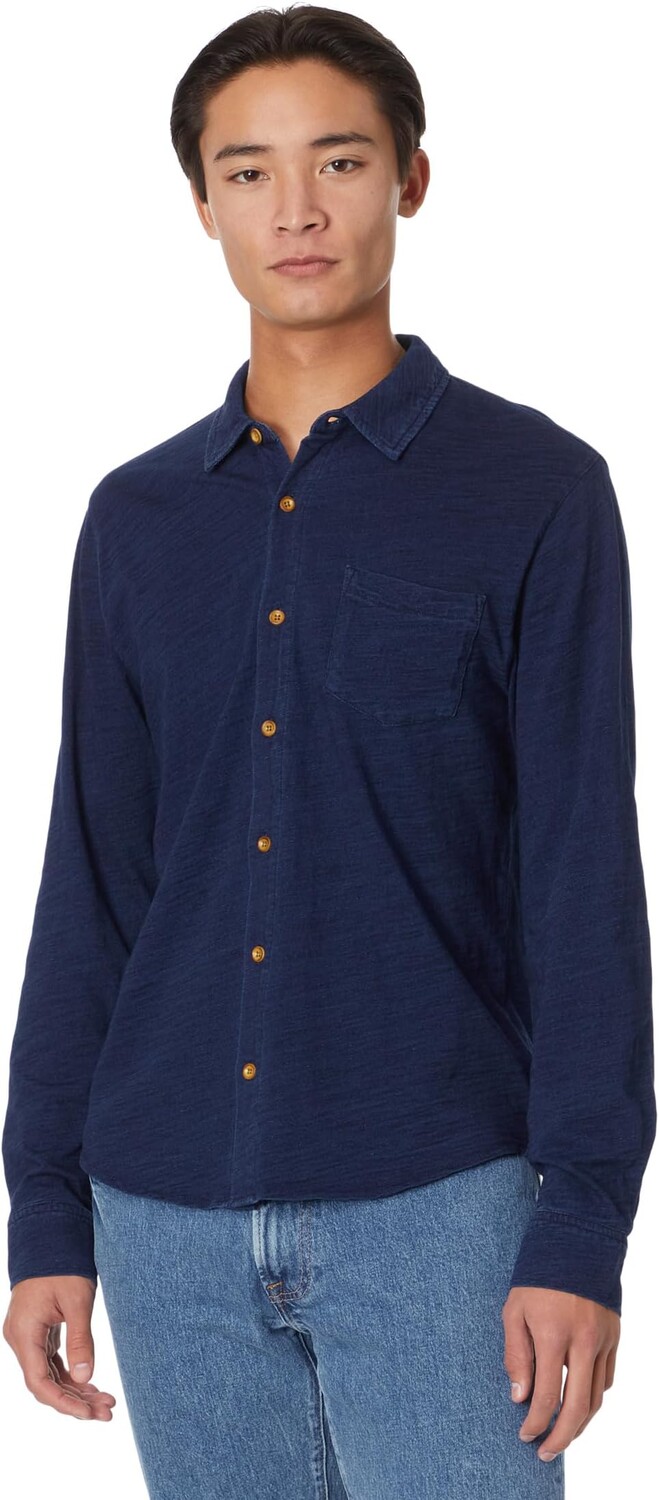 

Рубашка на пуговицах цвета индиго Lucky Brand, цвет Dark Indigo