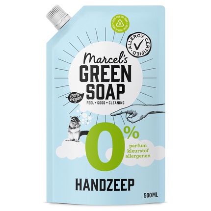 

Мыло для рук 0% Refill - Экологичное мыло для рук Marcel's Green Soap