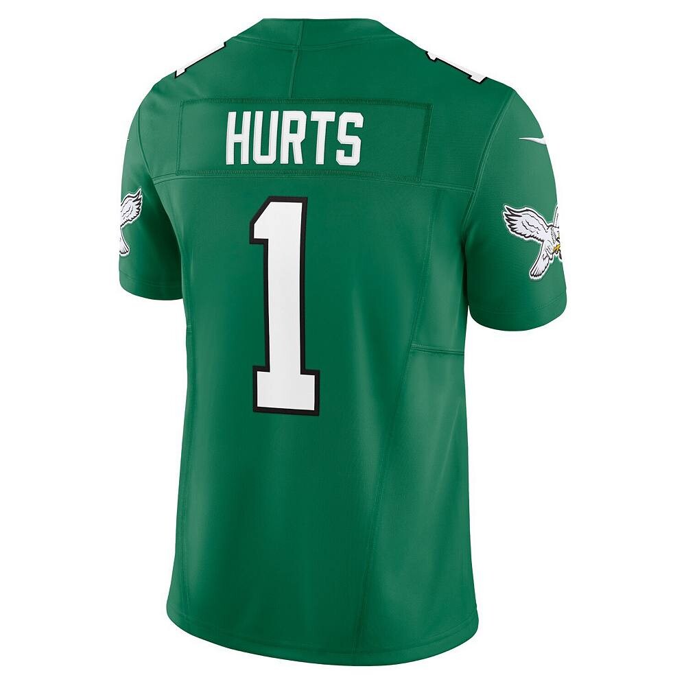 Мужские кроссовки Nike Jalen Hurts Kelly Green Philadelphia Eagles Vapor F. Ограниченный Джерси, цвет Eag Green — фото 4