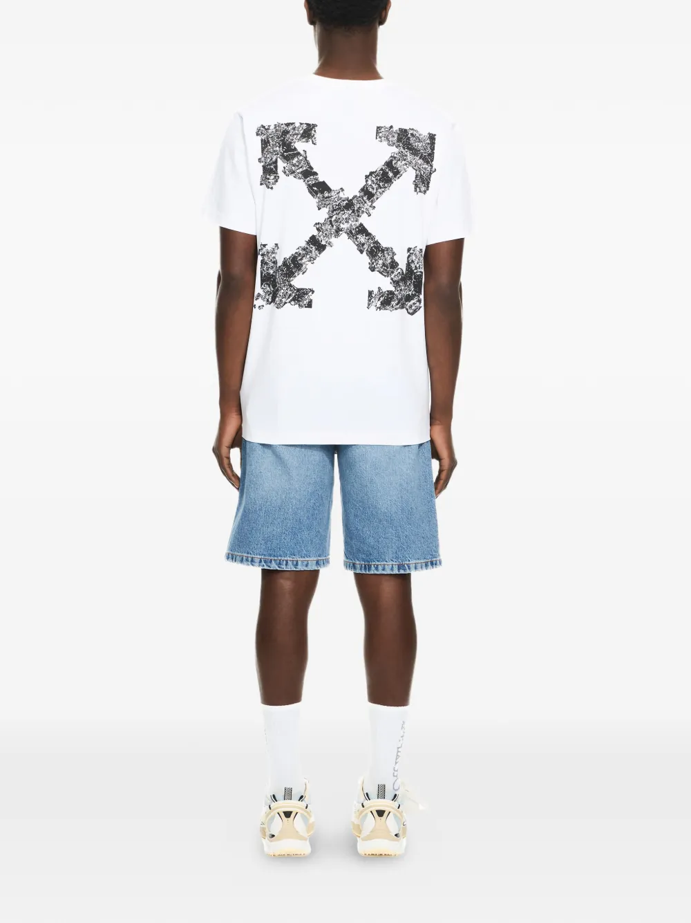 Футболка с гербовой стрелой Off-White, белый — фото 3